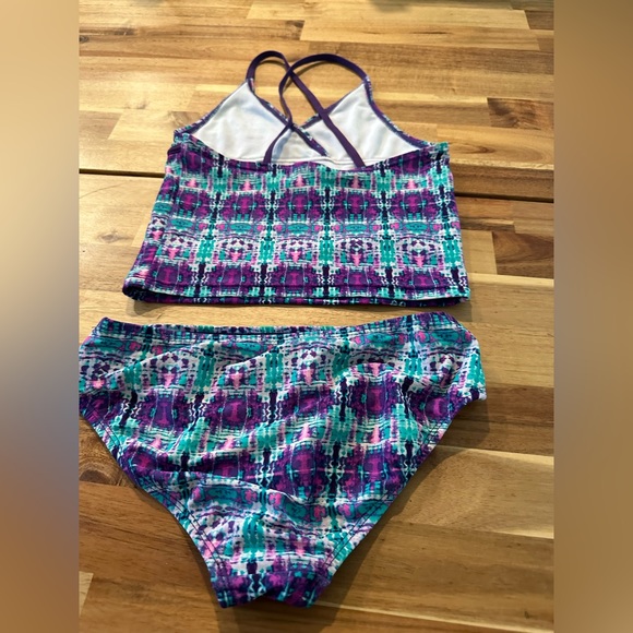 KAMI Girls Two-piece Bathing Suit | Size 10 - Picture 3 of 5